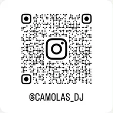 Código QR do Instagram @camolas_dj